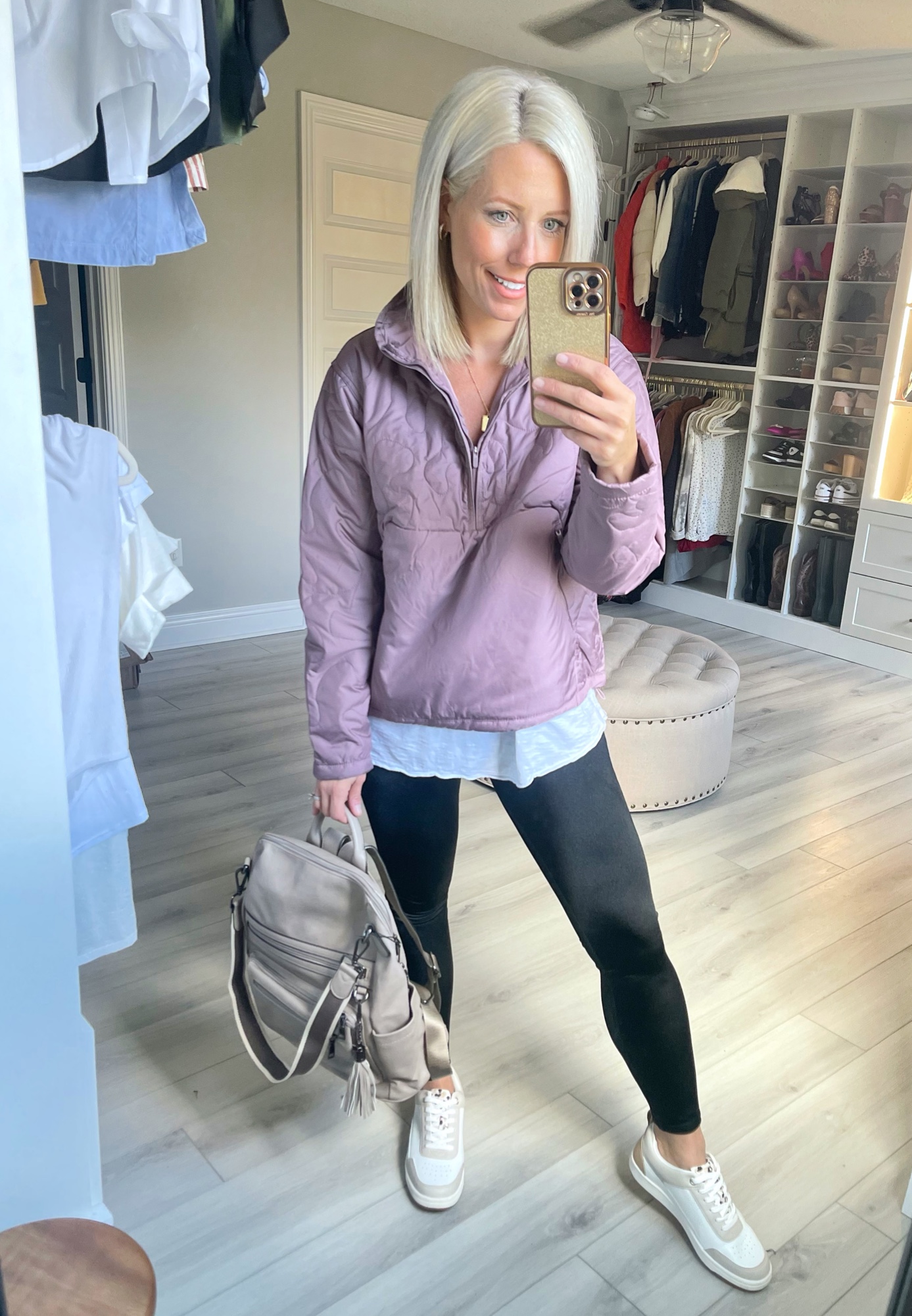 Avia Women\u0026#039;s Quilted Quarter Zip 