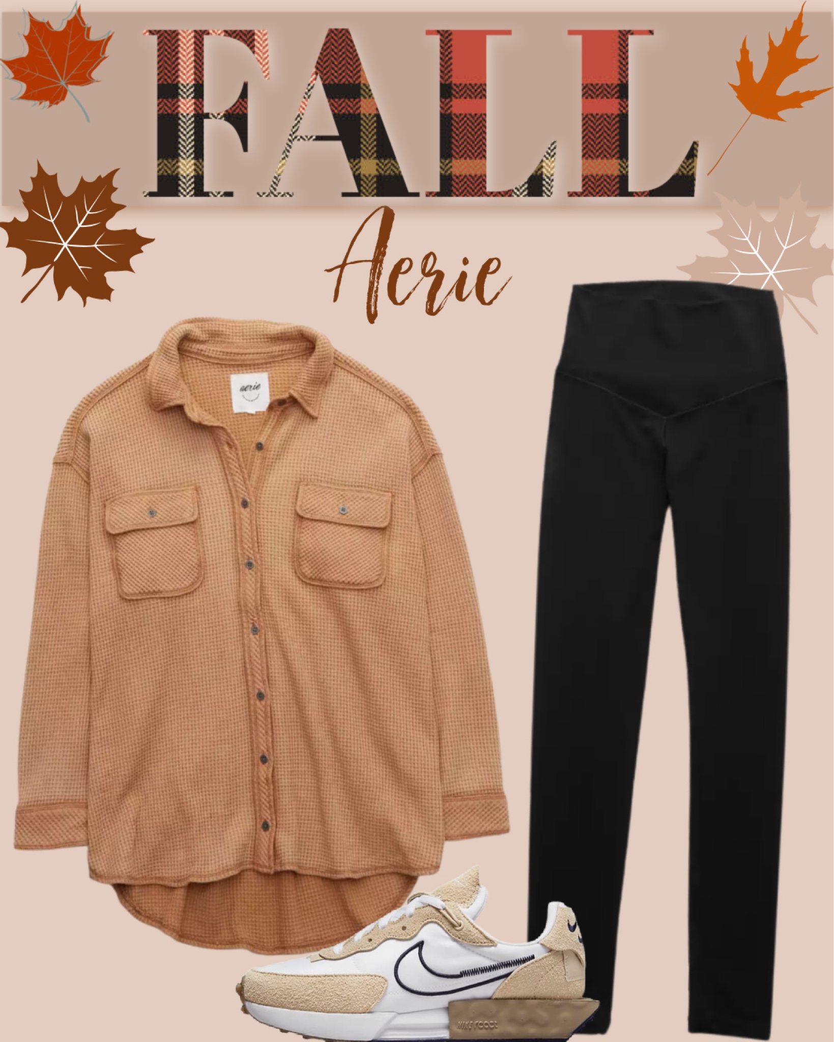 aerie-lumberjane-waffle-shirt-curated-on-ltk