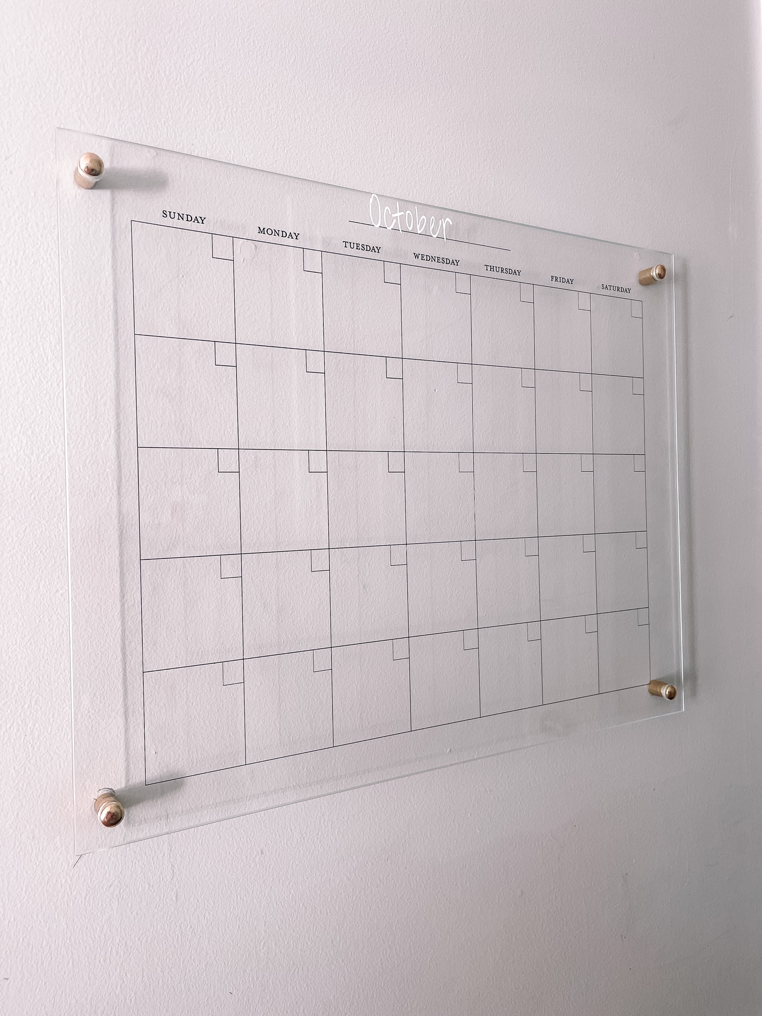 20"x16" Glass Dry Erase Calendar … curated on LTK