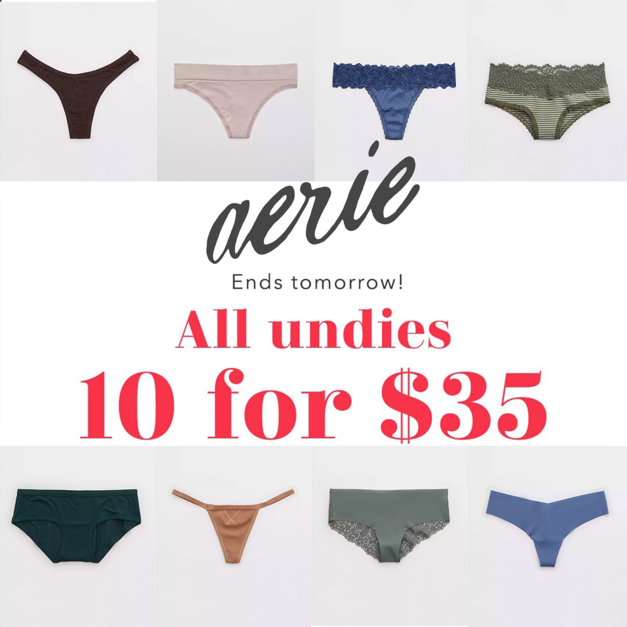Aerie Modal Ribbed High Cut Thong … curated on LTK